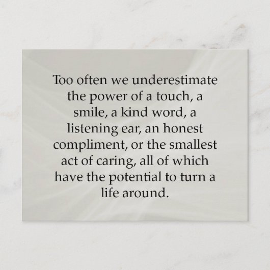 の小さな行気に為 ポストカード (正面)