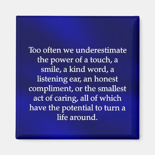 の小さな行気に為 マグネット (正面)