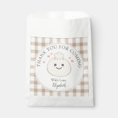 の小さな餃子の赤ちゃんシャワーありがとうござ来う フェイバーバッグ (正面)