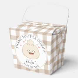 の小さな餃子の赤ちゃんシャワーありがとうござ来う フェイバーボックス