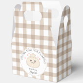 の小さな餃子の赤ちゃんシャワーありがとうござ来う フェイバーボックス (見開き)