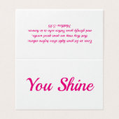 |の小型勇気付けられるを照らしましたり及びカード感謝していしています (外部フラット)