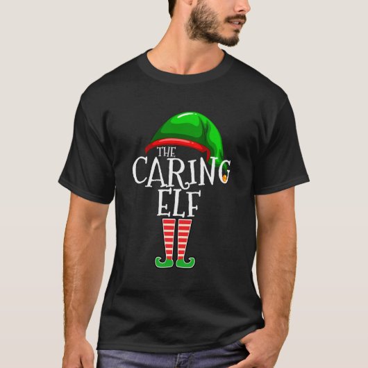 の小妖精や小人気にグループマッチング家族クリスマスプレゼントOu Tシャツ (正面)