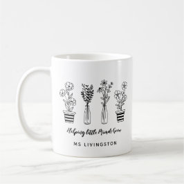 の小救済さな心がフローラ先生を育てる コーヒーマグカップ