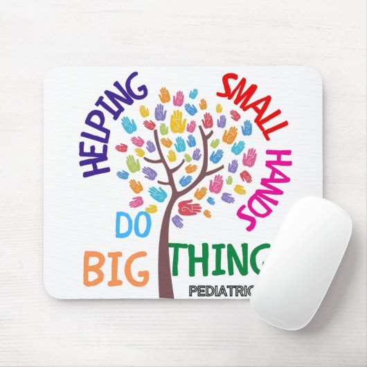 の小救済さな手は大きなことをする – 小児科医G マウスパッド (マウス)