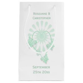 の小結婚抱き枕ペパーミント蝶 スモールペーパーバッグ