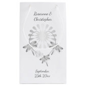 の小結婚抱き枕銀トンボハート スモールペーパーバッグ (裏面)