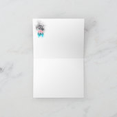 *~*の平和愛Bohoのベビーシャワーは感謝していしています サンキューカード (内部)