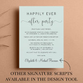 の幸結婚福にパーティーミント披露宴 招待状