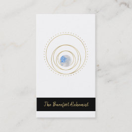 *~*の幾何学的な宇宙神聖な幾何学のBohoの金ゴールド 名刺