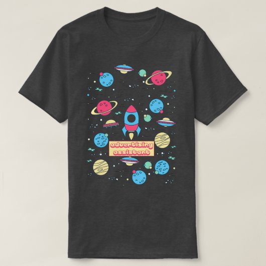 の広告アシスタントクラシックTシャツ Tシャツ (デザイン正面)