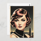 の広告ヴィンテージ美容用はがき ポストカード (正面/裏面)