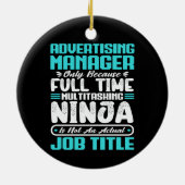 の広告役職スキル セラミックオーナメント (裏面)