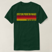 の広告Production Manager Tシャツ (デザイン正面)