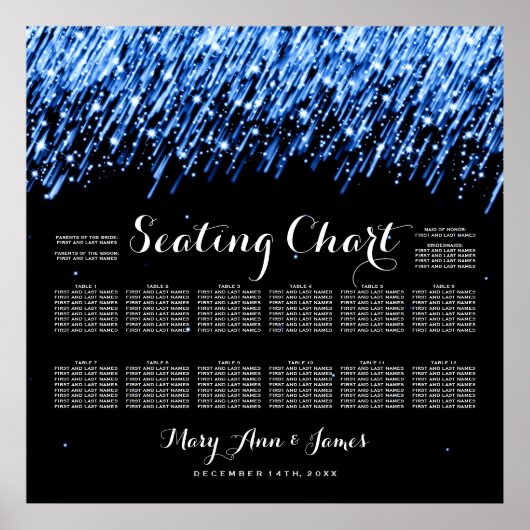 の座結婚座図サファイアブルー ポスター (正面)