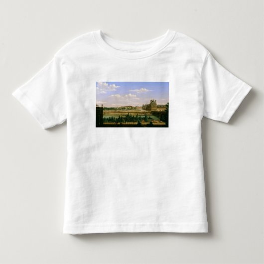 の庭そして宮殿の眺め トドラーTシャツ (正面)