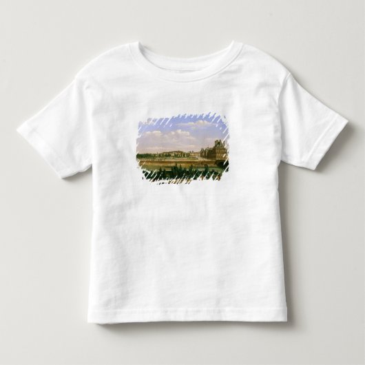 の庭そして宮殿の眺め トドラーTシャツ (正面)