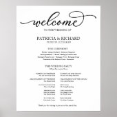 の式結婚プログラムChic Script ポスター (正面)