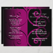 の式結婚プログラムPink Butterfly Curve (正面/裏面)