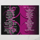 の式結婚プログラムPink Butterfly Curve (裏面)