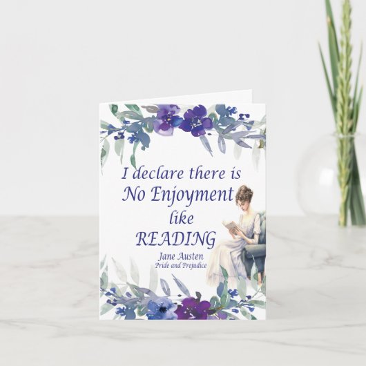 の引用文のような読楽しみはない カード (正面)