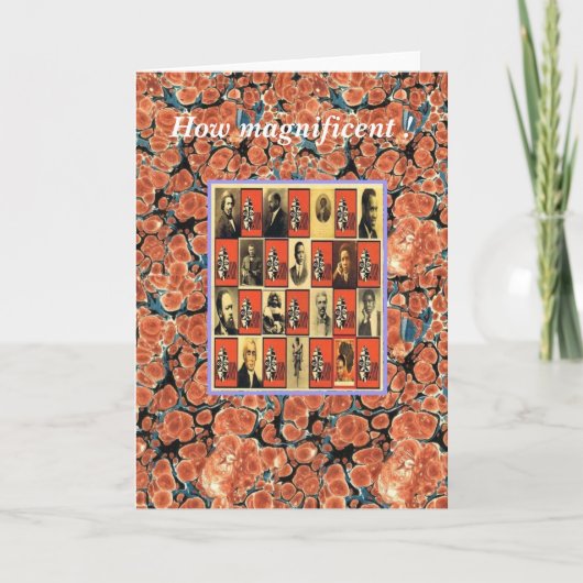 の彼らの印を残した14人の自然現象の紳士 カード (正面)