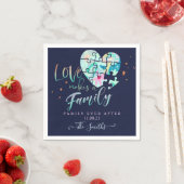 ~の後ずっと家族 スタンダードカクテルナプキン (インサイチュ)