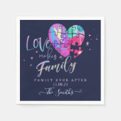 ～の後ずっと家族 スタンダードカクテルナプキン (正面)