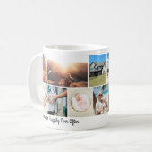 ～の後ずっと幸せに愛の笑いをパーソナライズ コーヒーマグカップ (正面左)