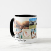 ～の後ずっと幸せに愛の笑いをパーソナライズ マグカップ (正面左)