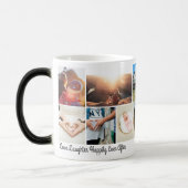 ～の後ずっと幸せに愛の笑いをパーソナライズ モーフィングマグカップ (左)