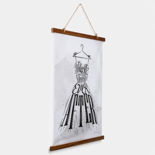 ～の後ずっと幸せに迎える 吊り下げ型タペストリー (傾斜あり)