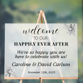 ～の後ずっと幸せに迎え結婚る アクリルサイン