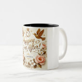 ~の後ずっと幸せに | の結婚祝い ツートーンマグカップ (正面右)