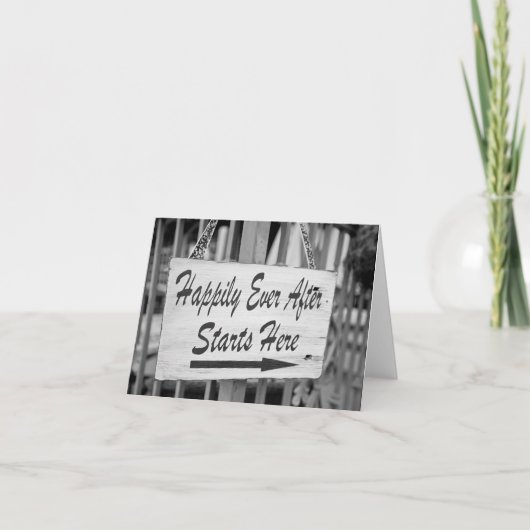 ~の後ずっと幸せに カード (正面)