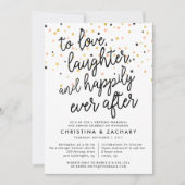~の後ずっと幸せに |リハーサルディナー招待状 招待状 (正面)