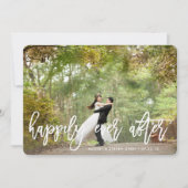 ～の後ずっと幸せに | 結婚発表 招待状 (正面)