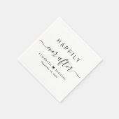 ~の後ずっと幸結婚福に スタンダードカクテルナプキン (角)