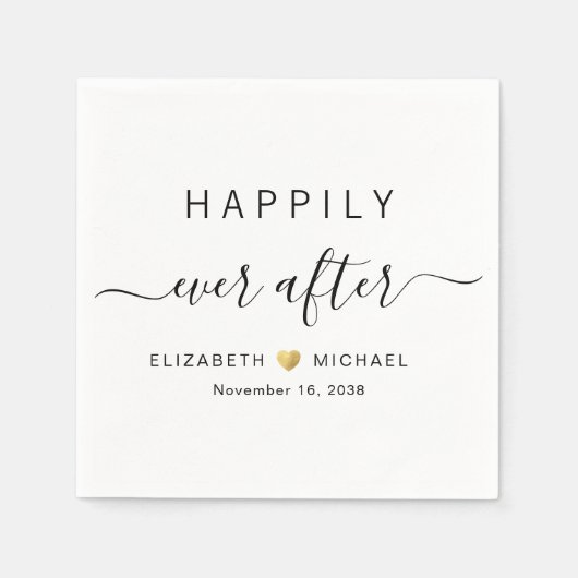 ~の後ずっと幸結婚福に スタンダードカクテルナプキン (正面)