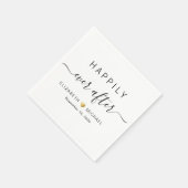 ~の後ずっと幸結婚福に スタンダードカクテルナプキン (角)