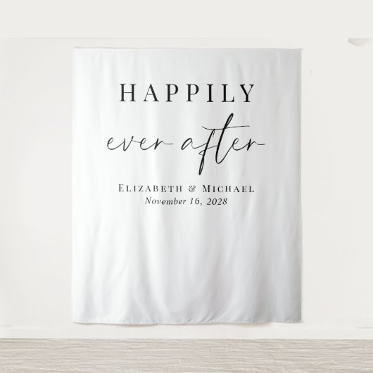 ~の後ずっと幸結婚福に タペストリー (正面)