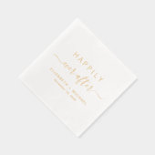 ~の後ずっと幸結婚福に 箔ナプキン (右)