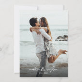 の後ずっと楽しくロマンチックな書結婚道 招待状 (裏面)