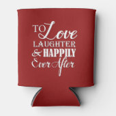 の後ずっと楽しく笑いを結婚愛す 缶クーラー (正面)