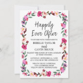 の後ずっと楽しく過ごすロマンチック結婚な童話 招待状 (正面)