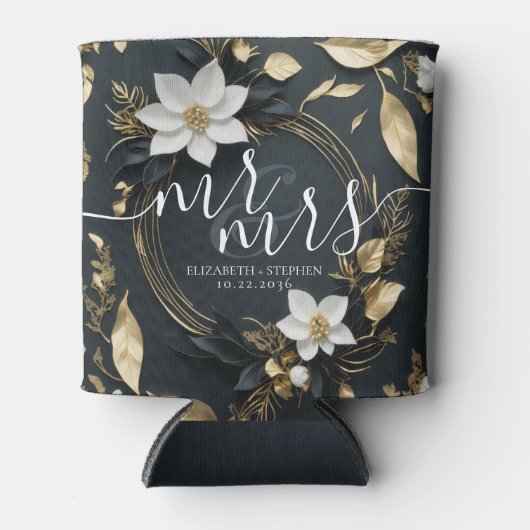 の後ずっと楽しそうに笑いを愛する応援結婚 缶クーラー (正面)