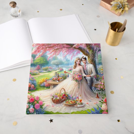 ~の後ずっと魅了される ゲストブック (正面見開き)