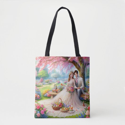 ~の後ずっと魅了される トートバッグ (正面)