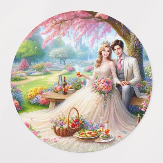 ～の後ずっと魅了される ラベル (デザイン2)