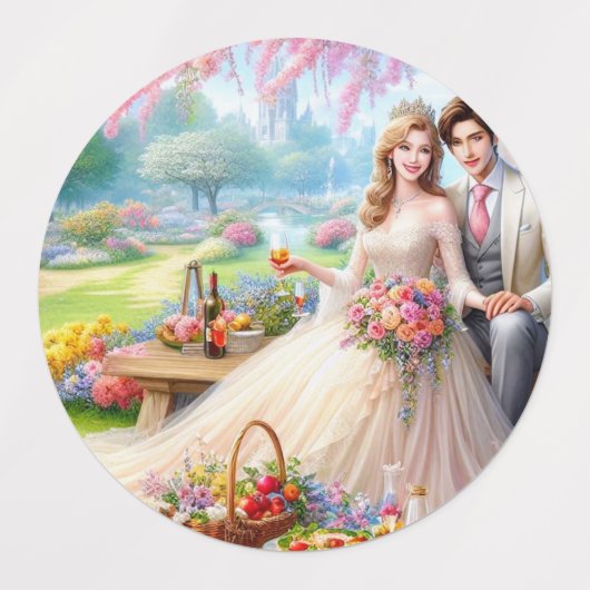 ~の後ずっと魅了される ラベル (デザイン1)